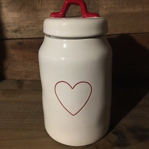 Rae Dunn 8 1/2” Valentine’s Day Canister